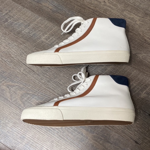 Madewell Sidewalk High-Top Sneakers in Colorblock Leather - Picture 8 of 14